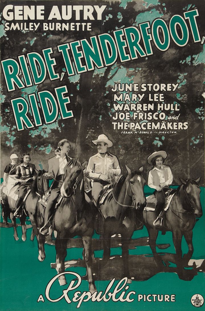 Ride, Tenderfoot, Ride (1940) Poster