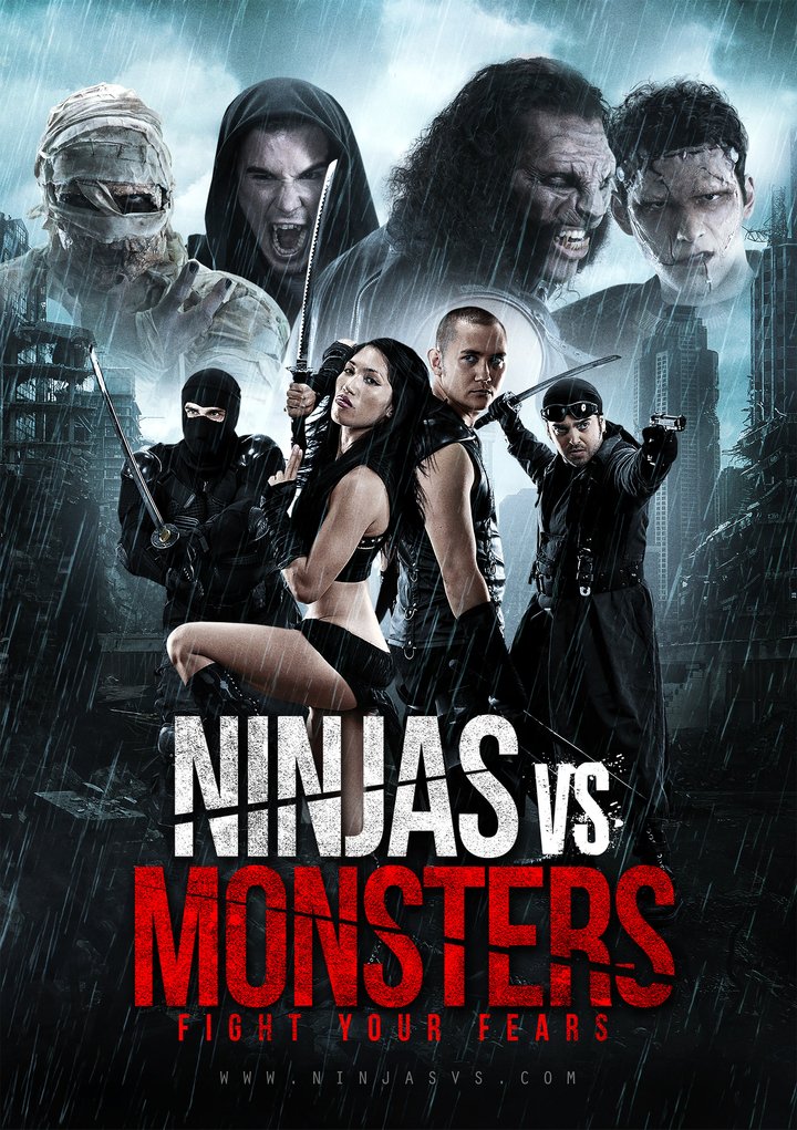 Ninjas Vs. Monsters (2012) Poster