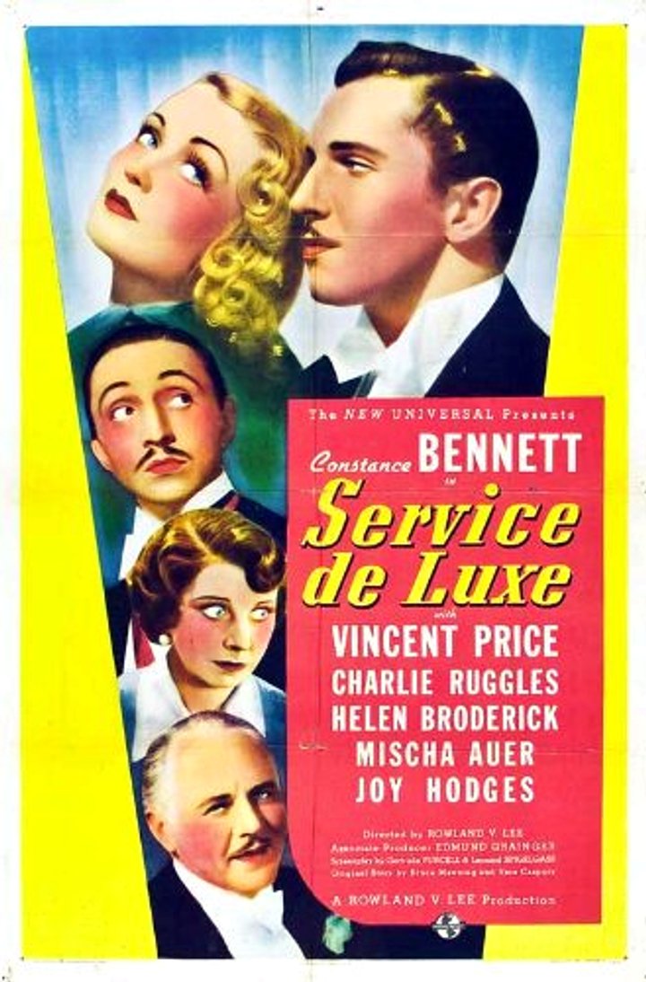 Service De Luxe (1938) Poster