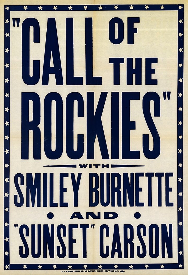 Call Of The Rockies (1944) Poster