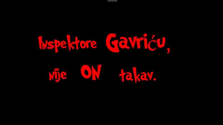 Inspektore Gavricu, Nije On Takav (2010) Poster