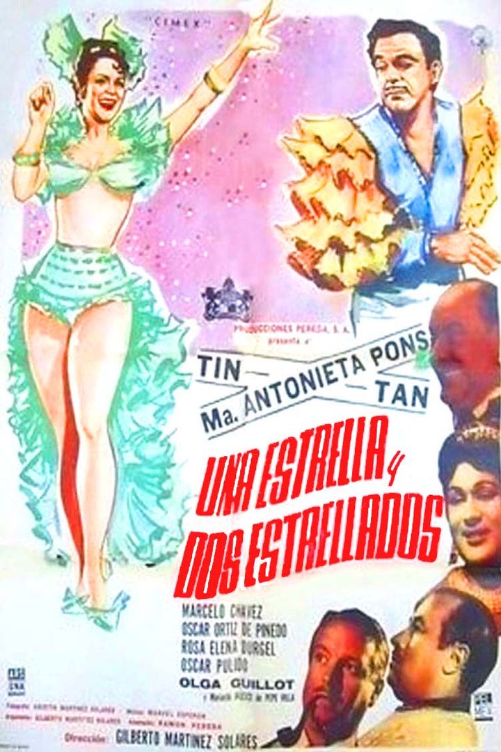 Una Estrella Y Dos Estrellados (1960) Poster