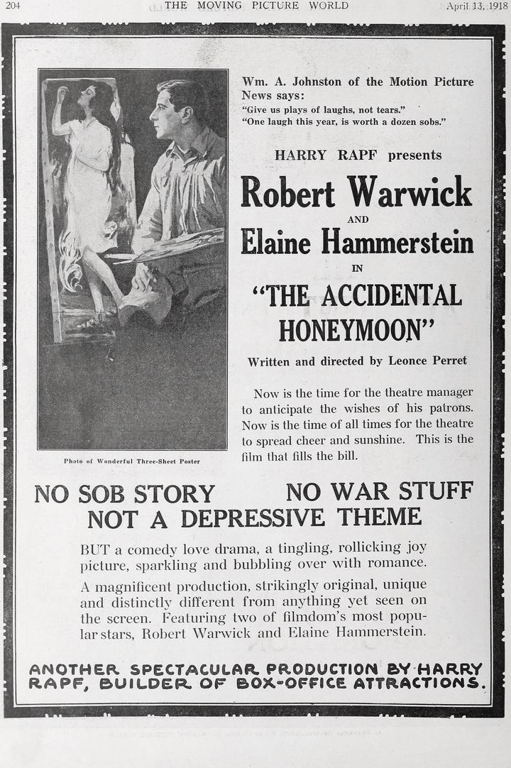 The Accidental Honeymoon (1918) Poster