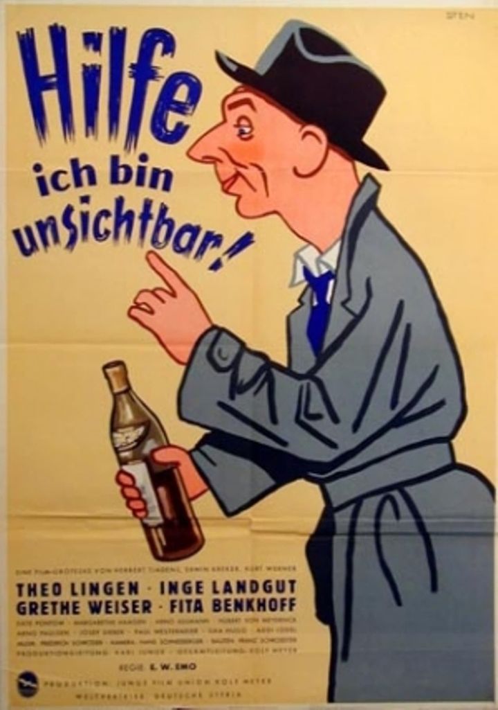 Hilfe, Ich Bin Unsichtbar (1951) Poster