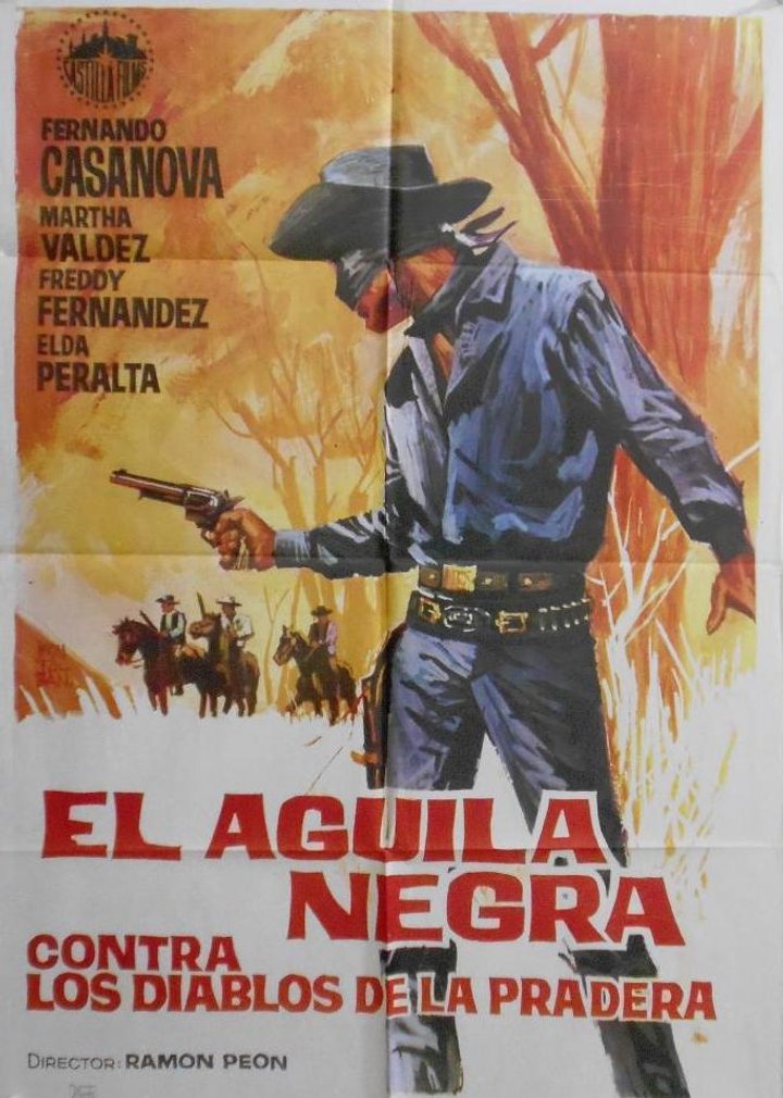 El Águila Negra Vs. Los Diablos De La Pradera (1958) Poster