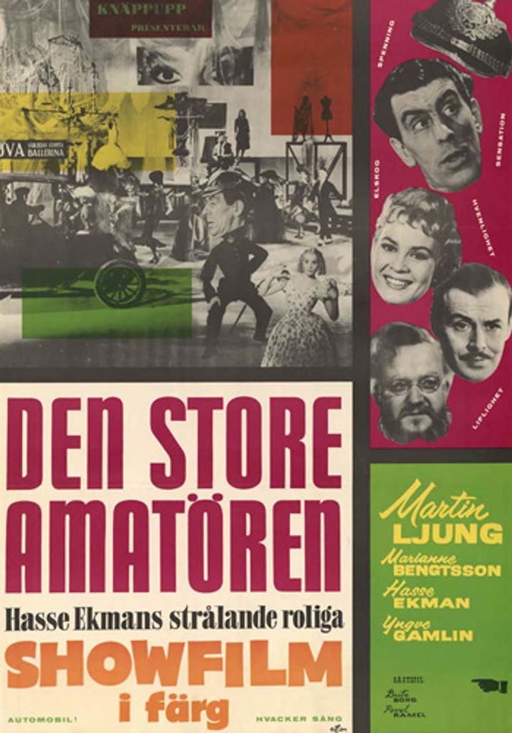 Den Store Amatören (1958) Poster