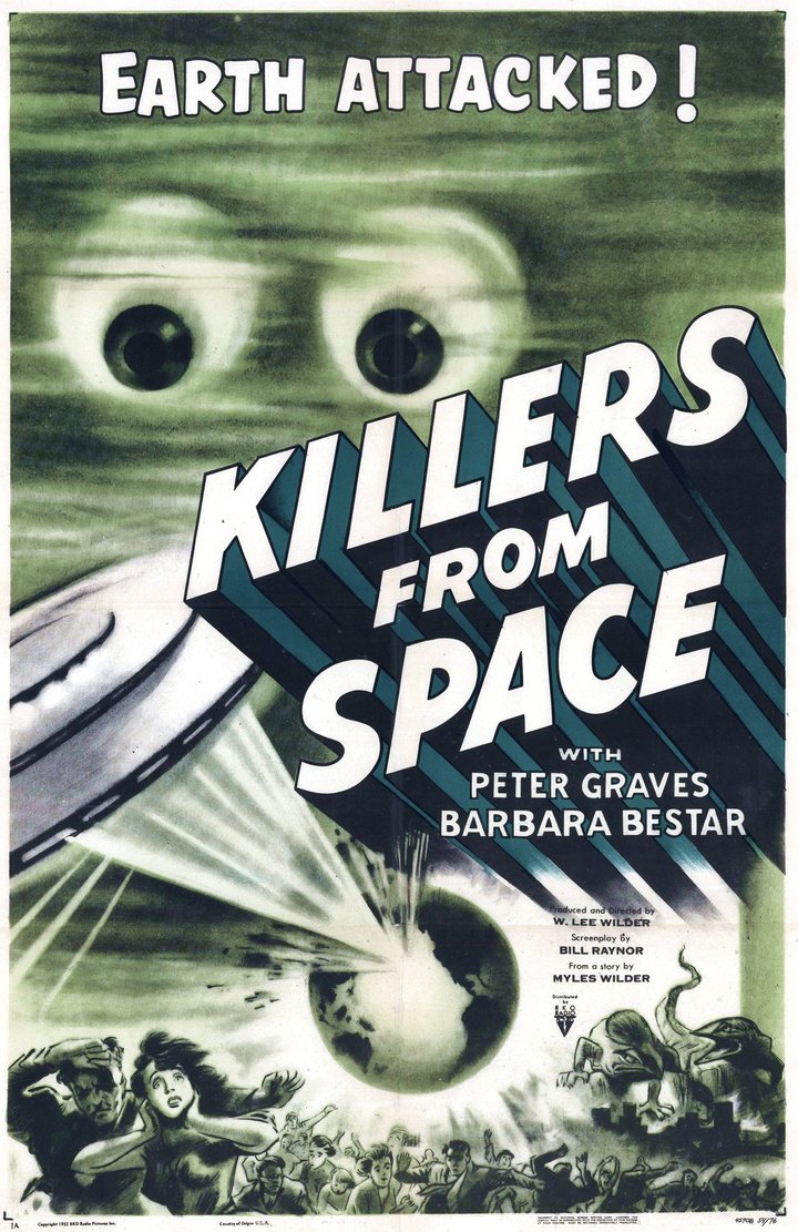 Killers From Space (1954) Poster