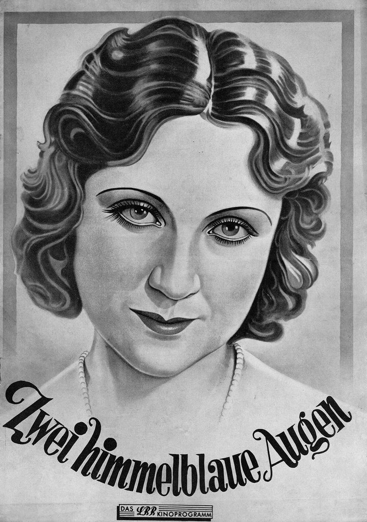 Zwei Himmelblaue Augen (1932) Poster