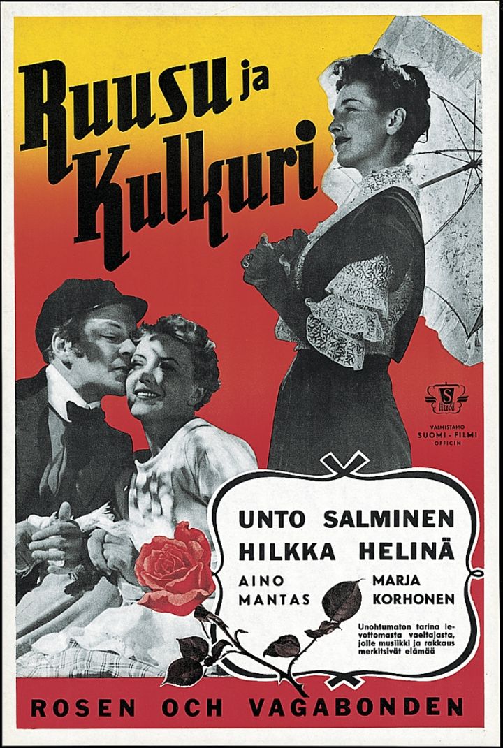 Ruusu Ja Kulkuri (1948) Poster