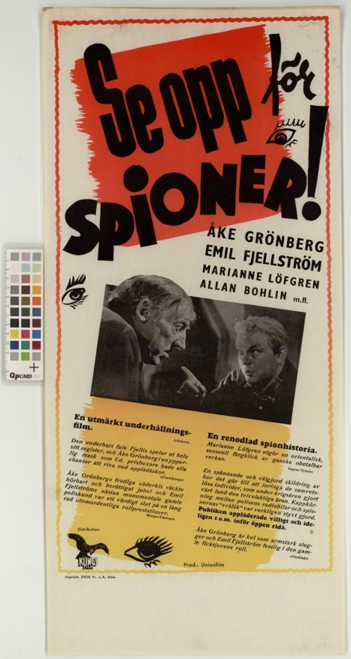 Se Opp För Spioner! (1944) Poster