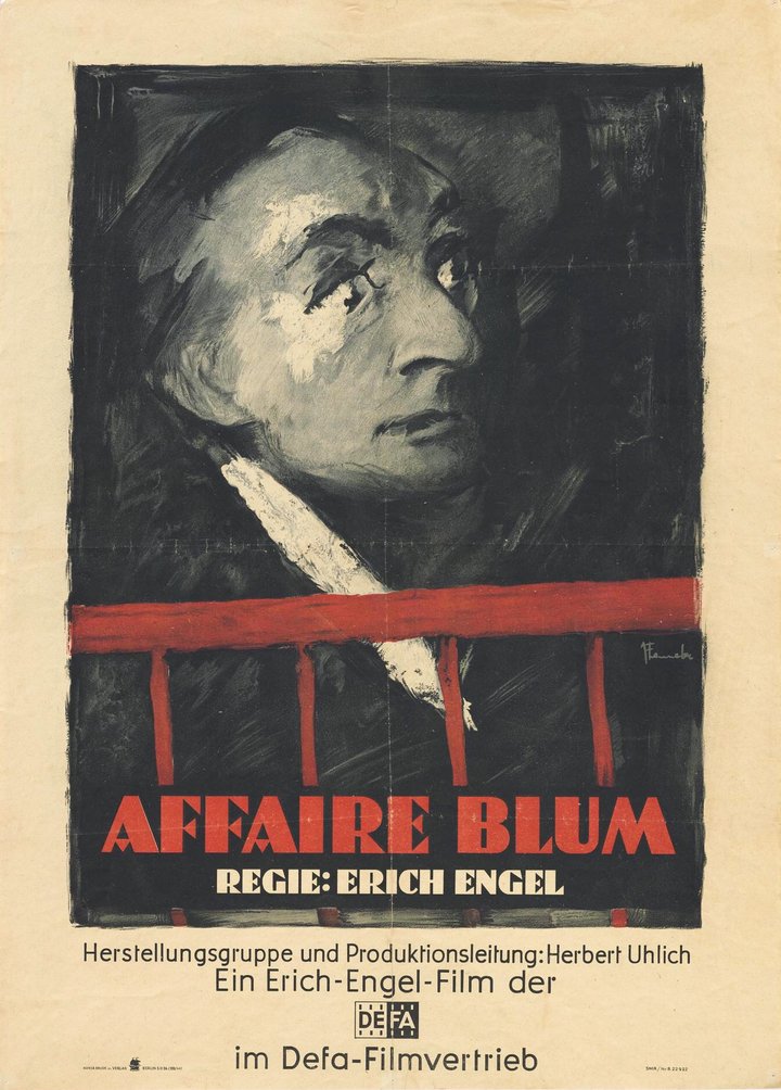 Affaire Blum (1948) Poster