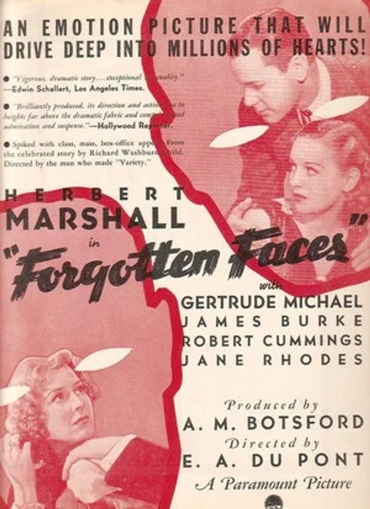 Forgotten Faces (1936) Poster