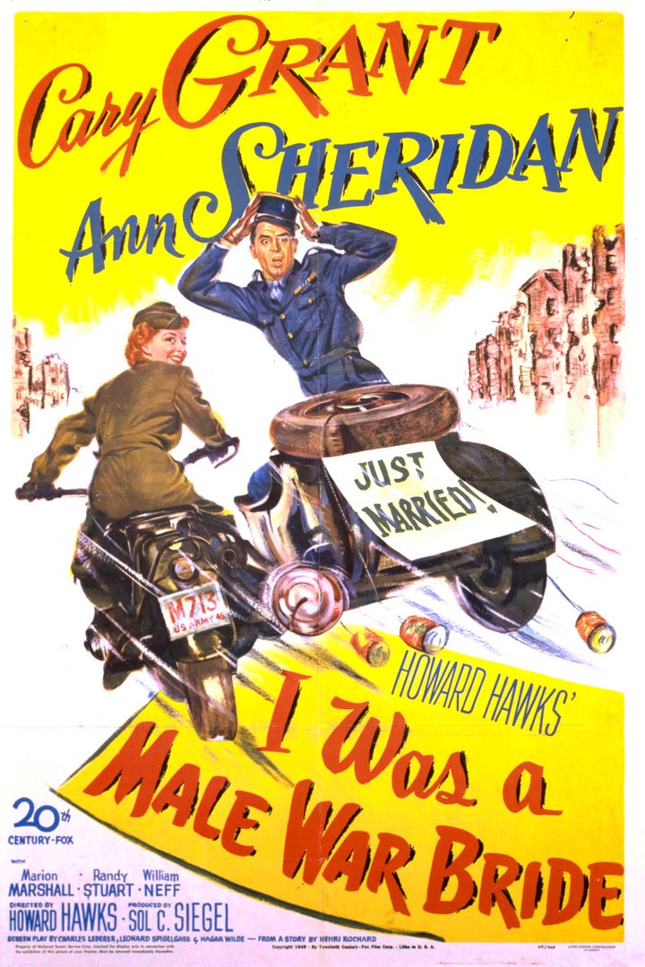 I Was A Male War Bride (1949) Poster