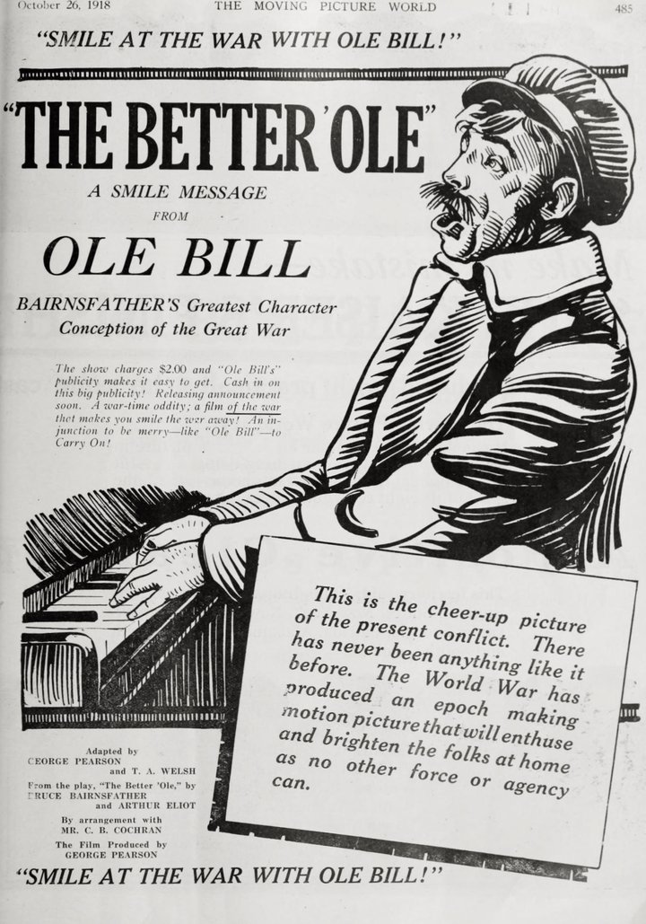 The Better 'ole; Or, The Romance Of Old Bill (1919) Poster