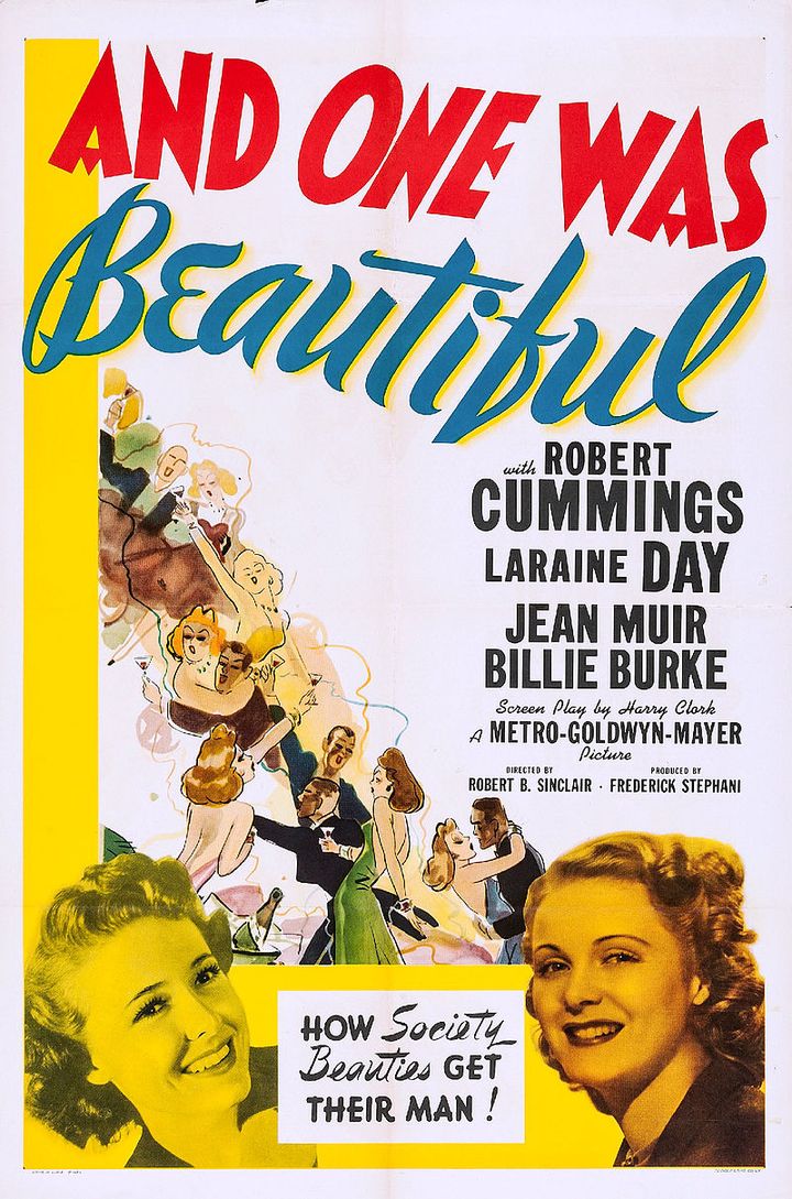 And One Was Beautiful (1940) Poster