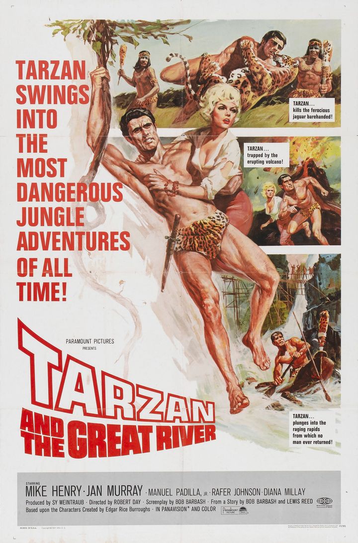 Tarzan And The Great River (1967) Poster