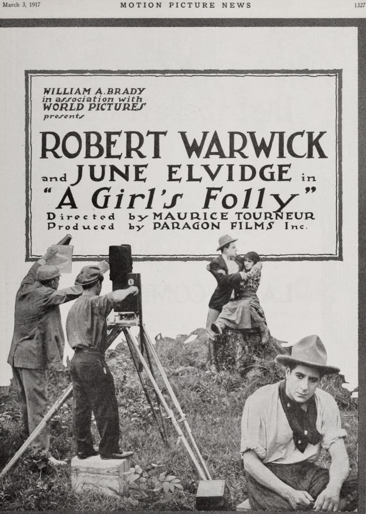 A Girl's Folly (1917) Poster