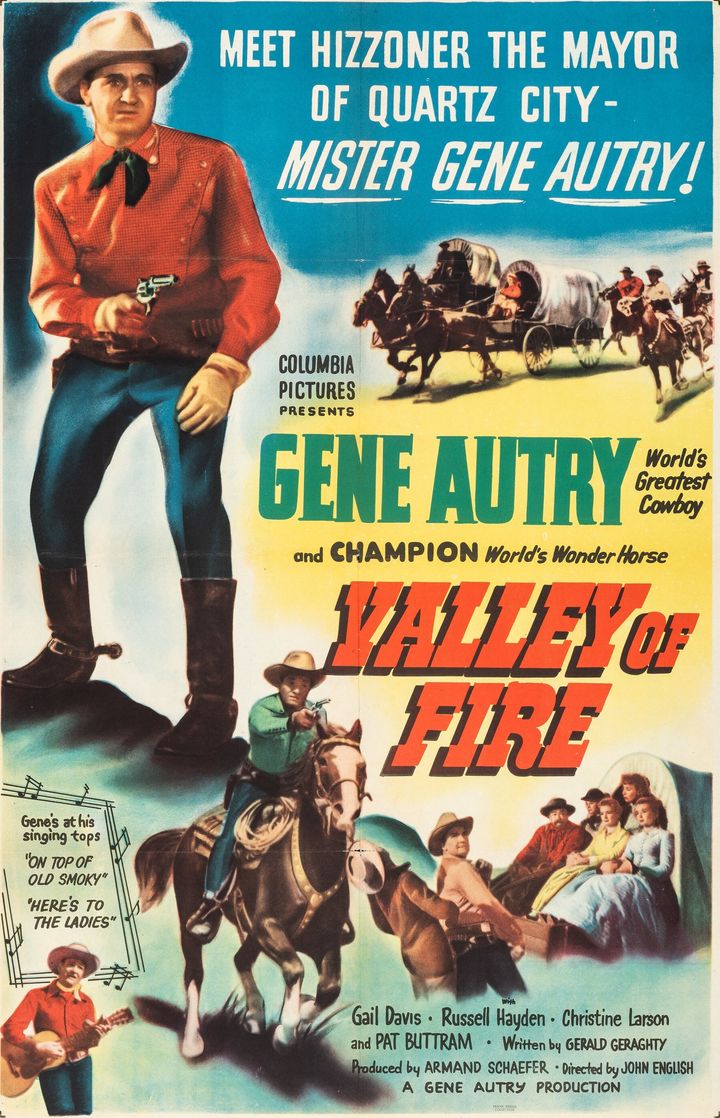 Valley Of Fire (1951) Poster