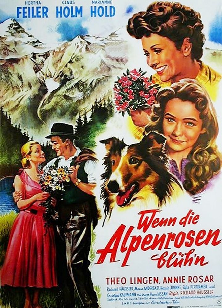 Wenn Die Alpenrosen Blüh'n (1955) Poster