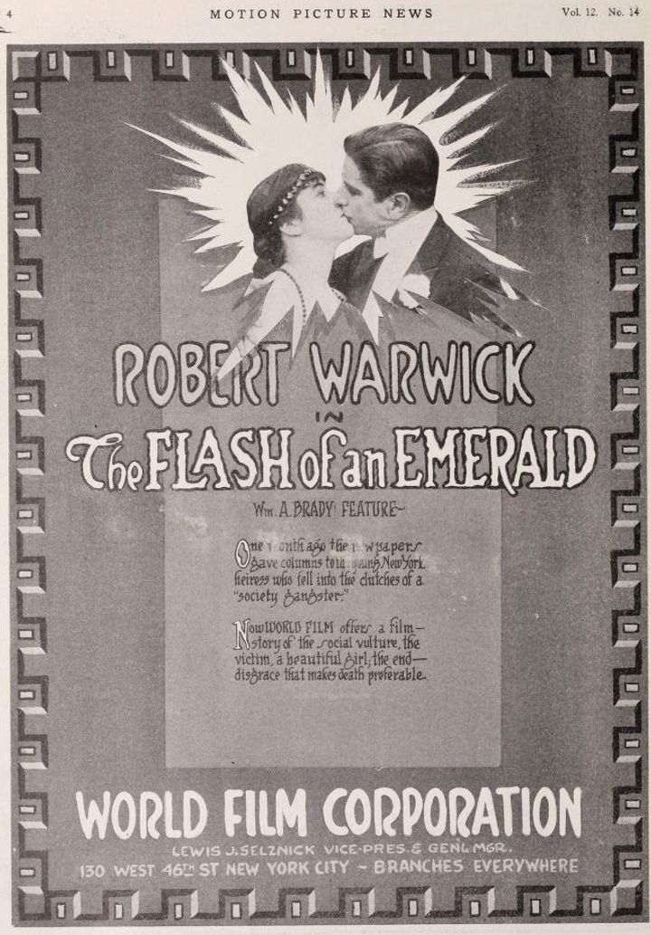 The Flash Of An Emerald (1915) Poster