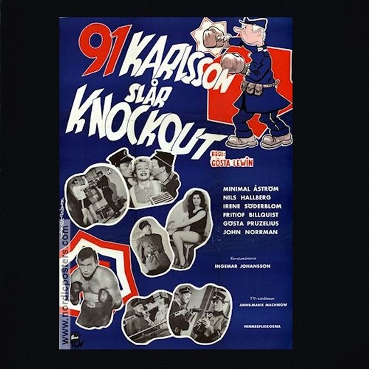 91:an Karlsson Slår Knockout (1957) Poster