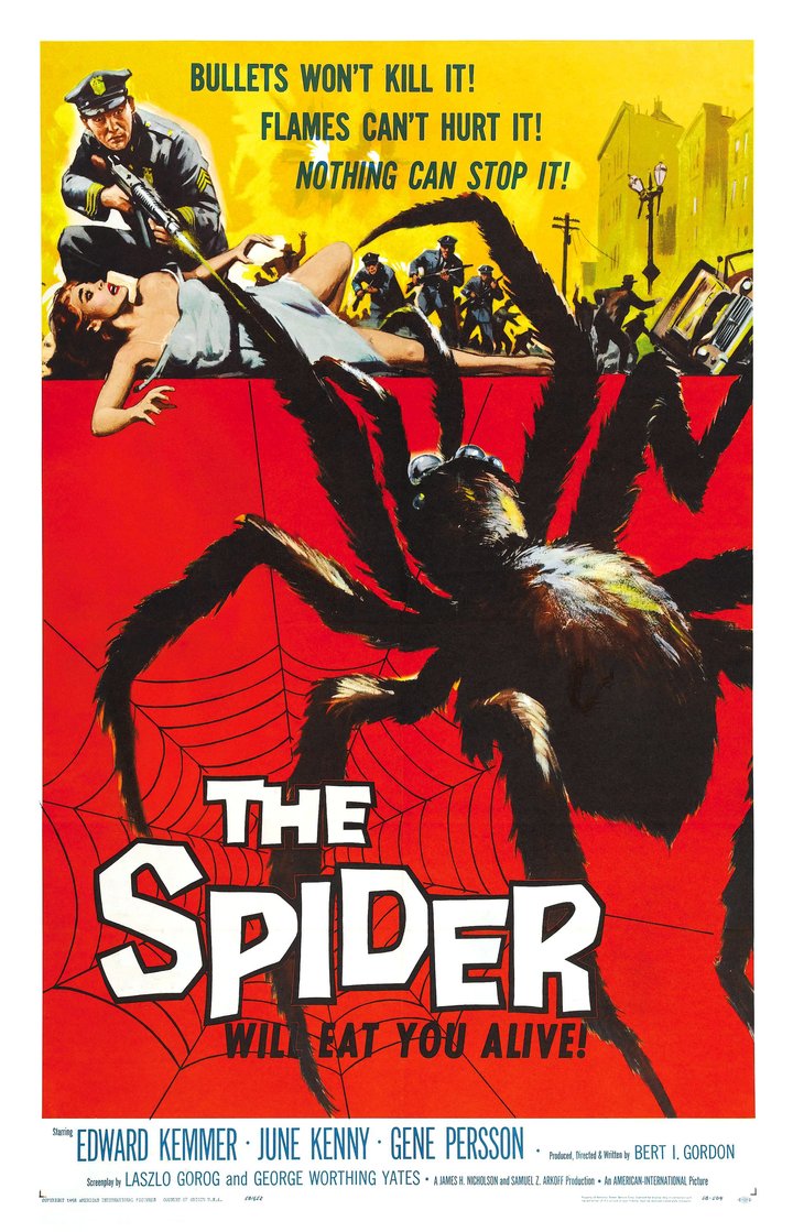 Earth Vs The Spider (1958) Poster