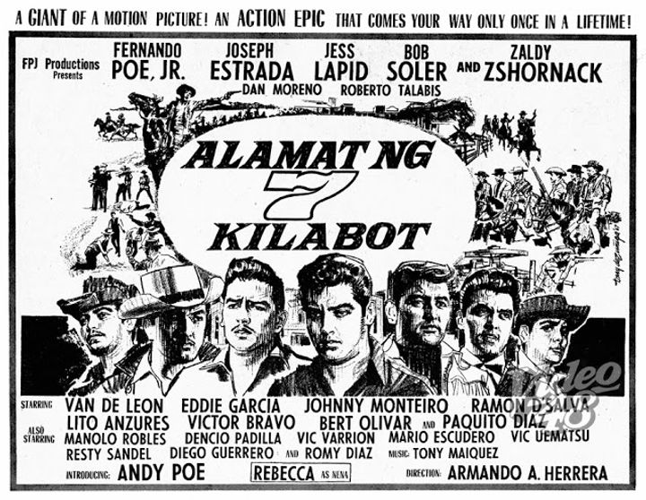 Alamat Ng 7 Kilabot (1967) Poster