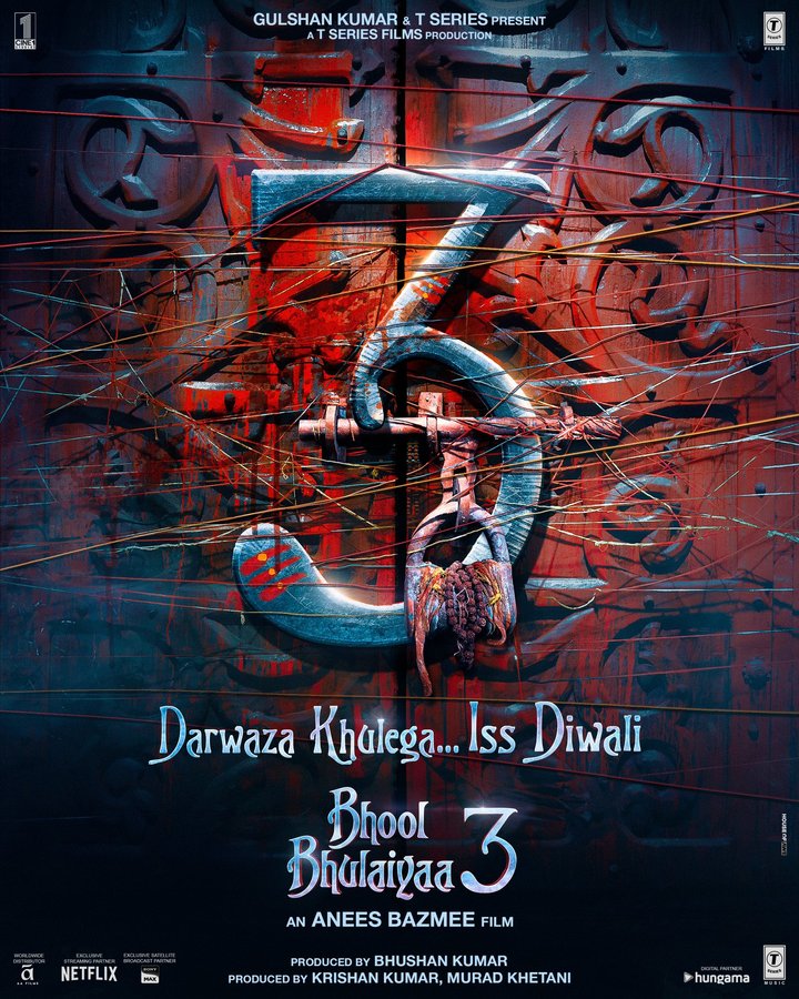 Bhool Bhulaiyaa 3 (2024) Poster