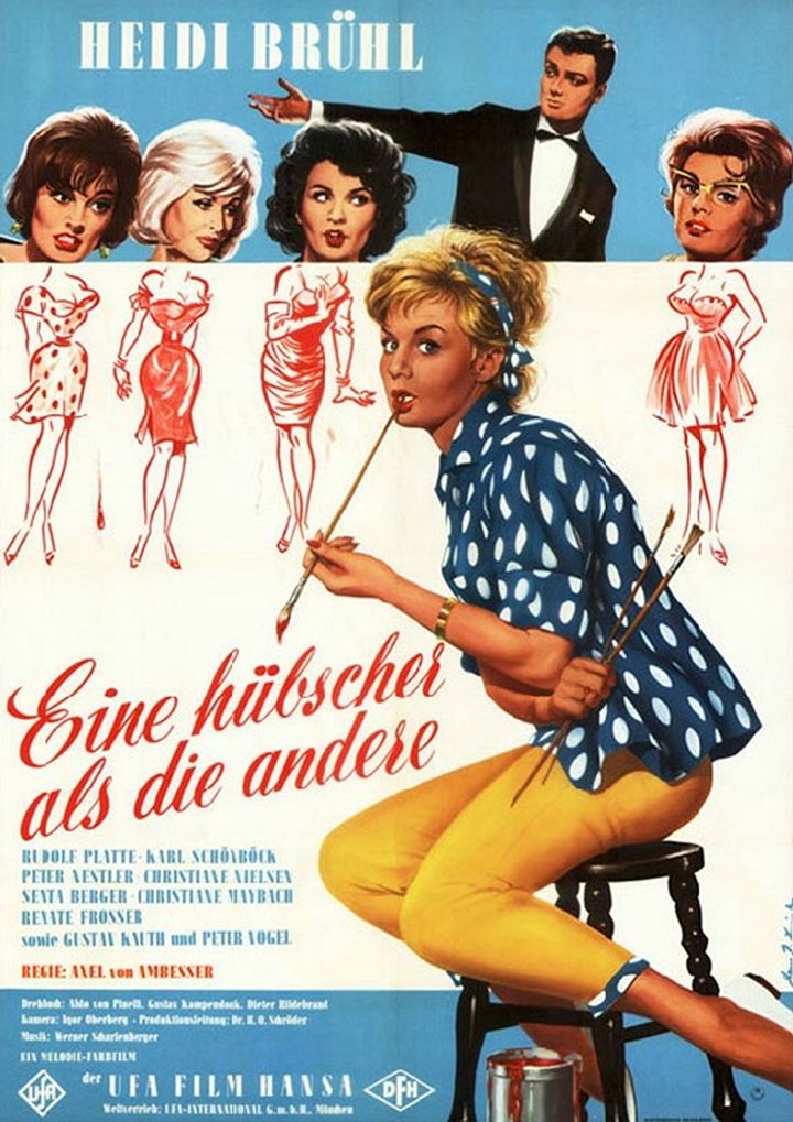 Eine Hübscher Als Die Andere (1961) Poster