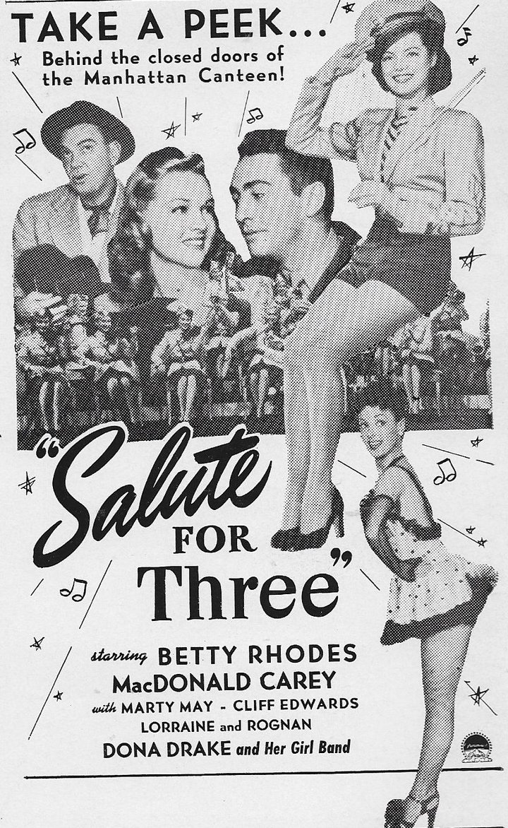 Salute For Three (1943) Poster