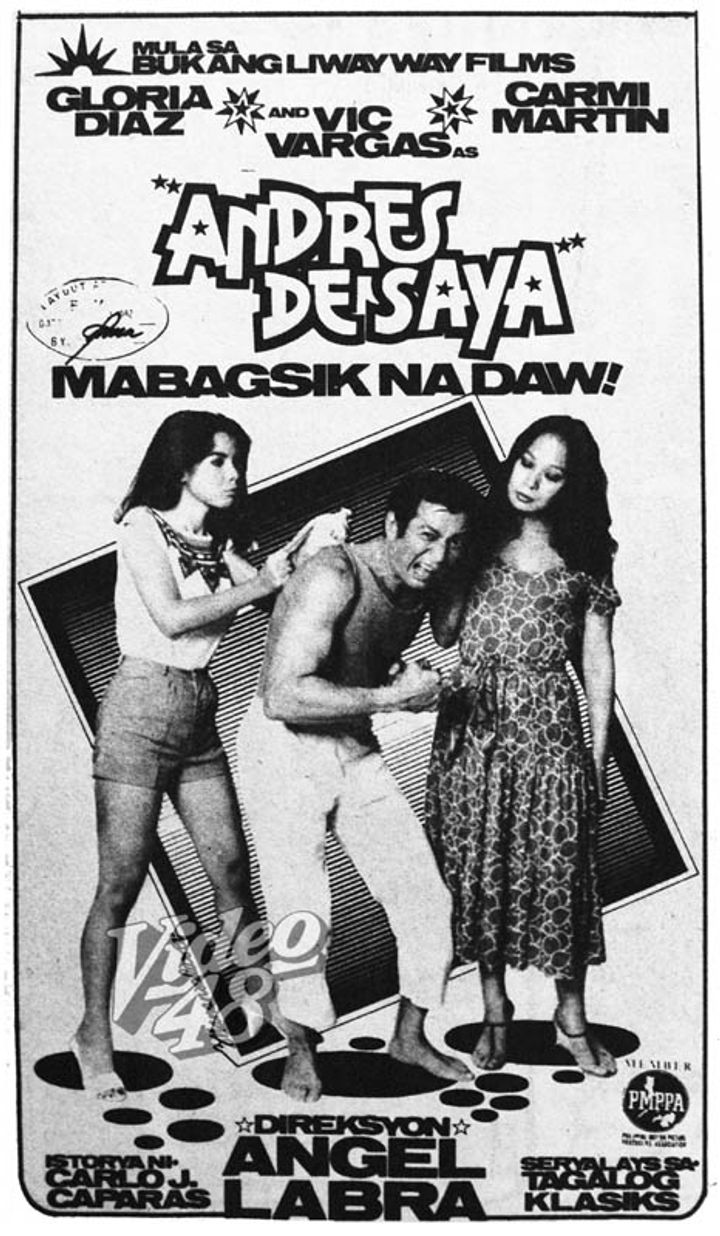 Andres De Saya Mabagsik Na Daw (1982) Poster