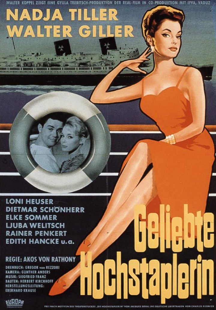 Geliebte Hochstaplerin (1961) Poster