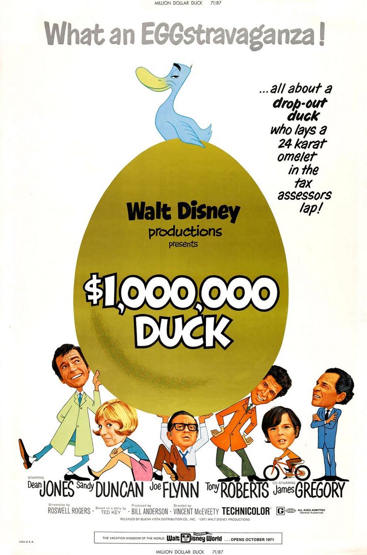 The Million Dollar Duck (1971) Poster