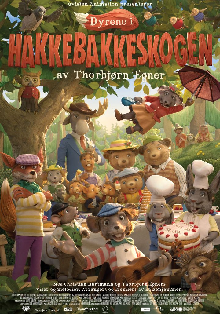 Dyrene I Hakkebakkeskogen (2016) Poster