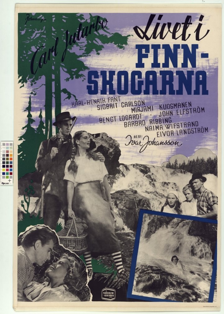 Livet I Finnskogarna (1947) Poster