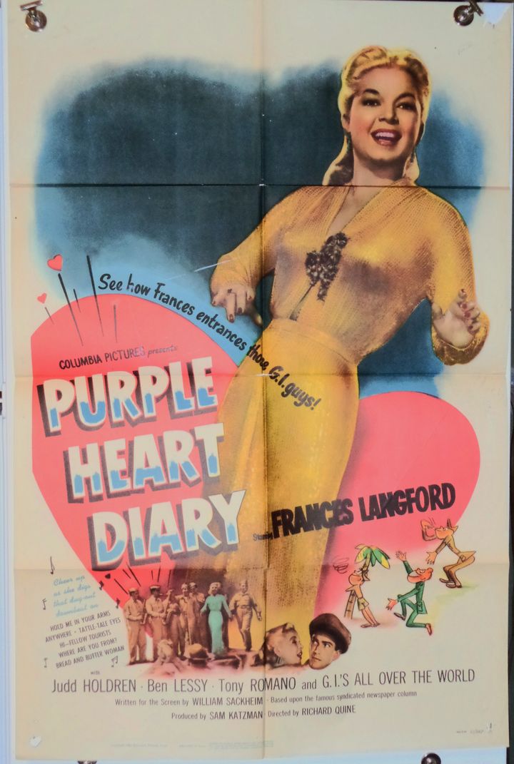 Purple Heart Diary (1951) Poster