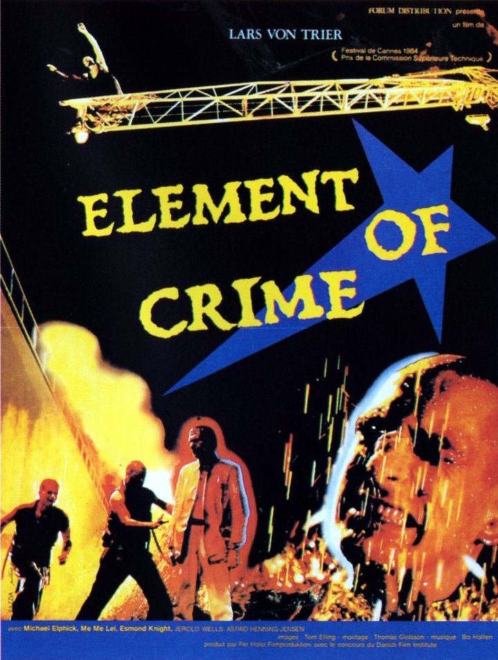 Forbrydelsens Element (1984) Poster