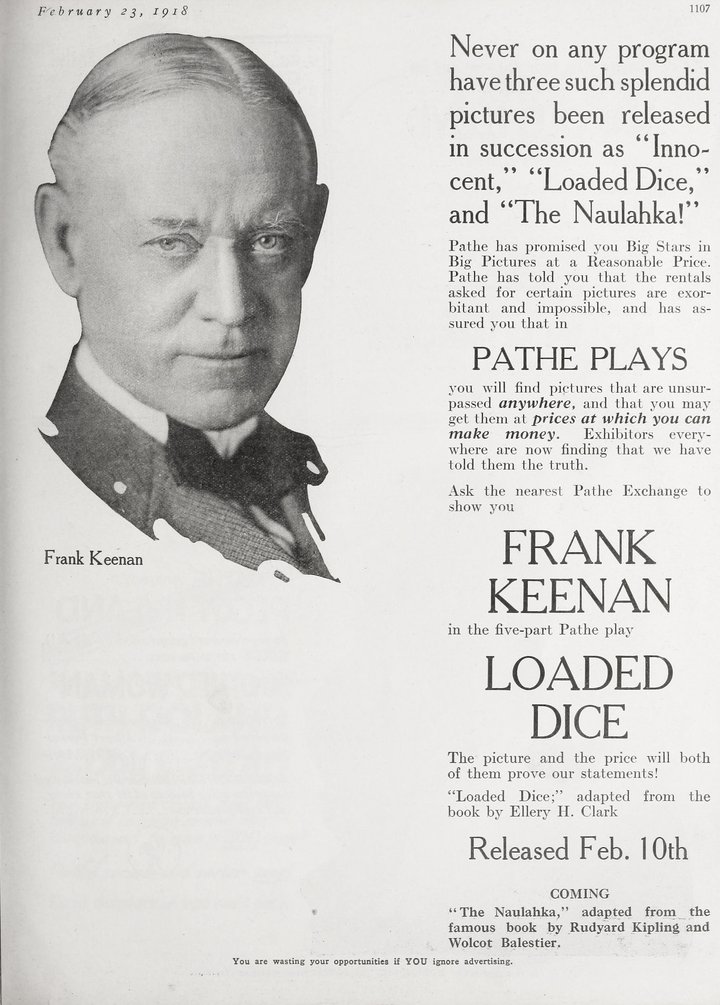 Loaded Dice (1918) Poster