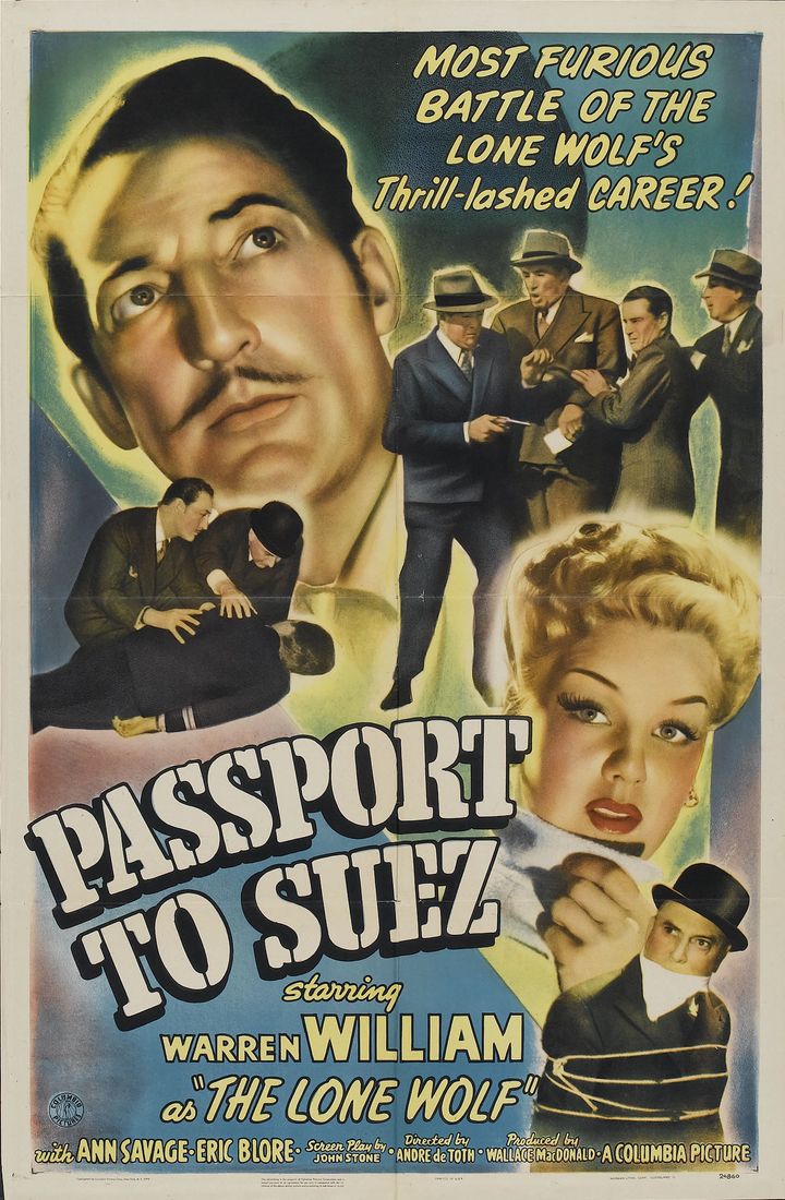 Passport To Suez (1943) Poster