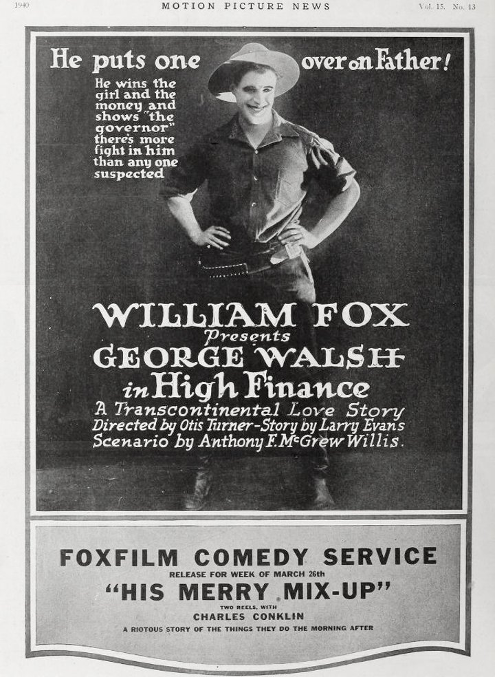 High Finance (1917) Poster