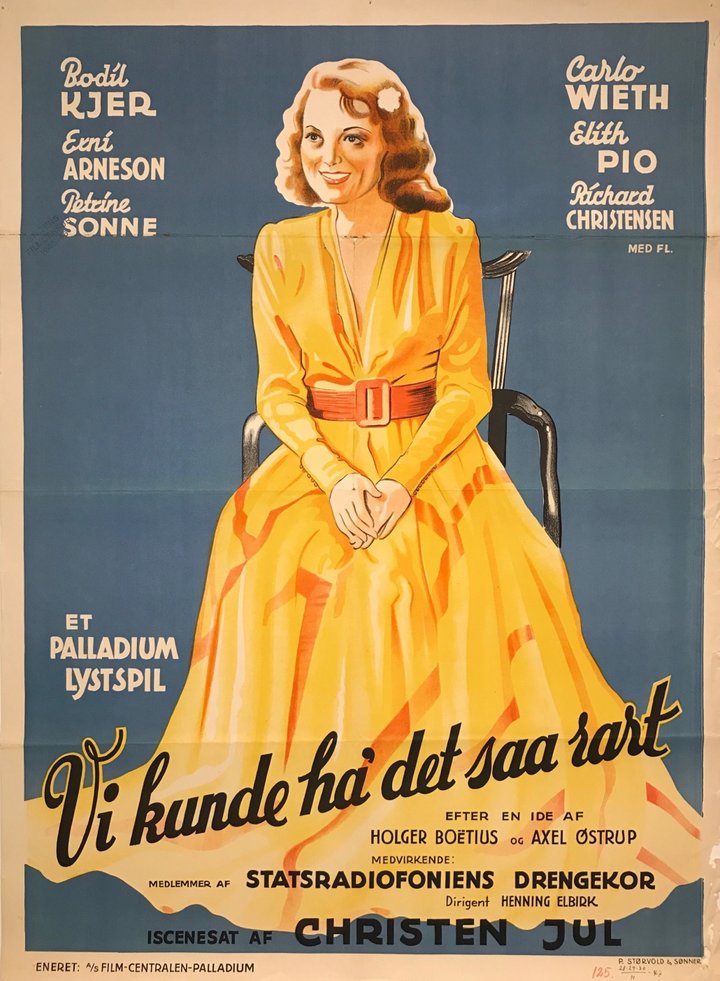 Vi Kunde Ha' Det Saa Rart (1942) Poster