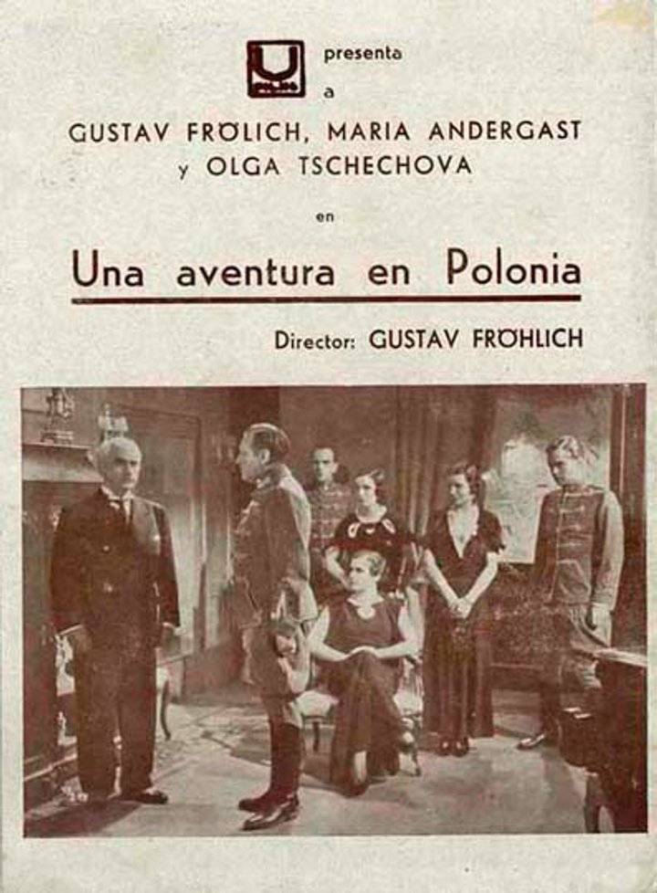 Abenteuer Eines Jungen Herrn In Polen (1934) Poster