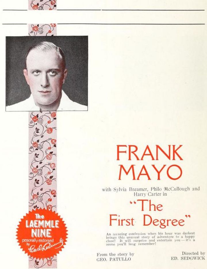 The First Degree (1923) Poster