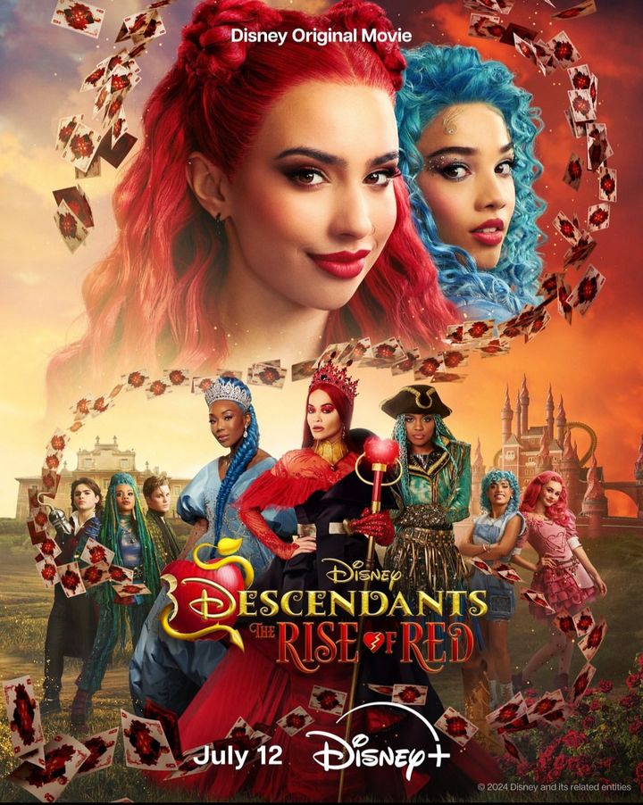 Descendants: The Rise Of Red (2024) Poster