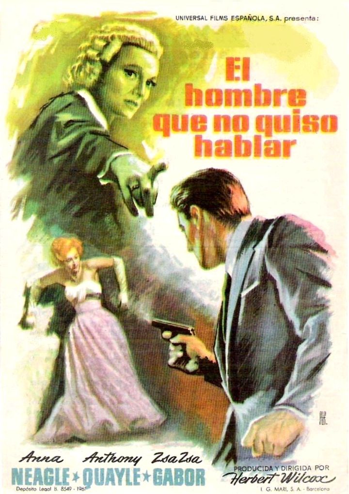 The Man Who Wouldn't Talk (1958) Poster