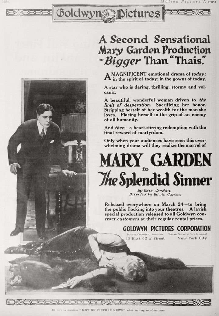 The Splendid Sinner (1918) Poster