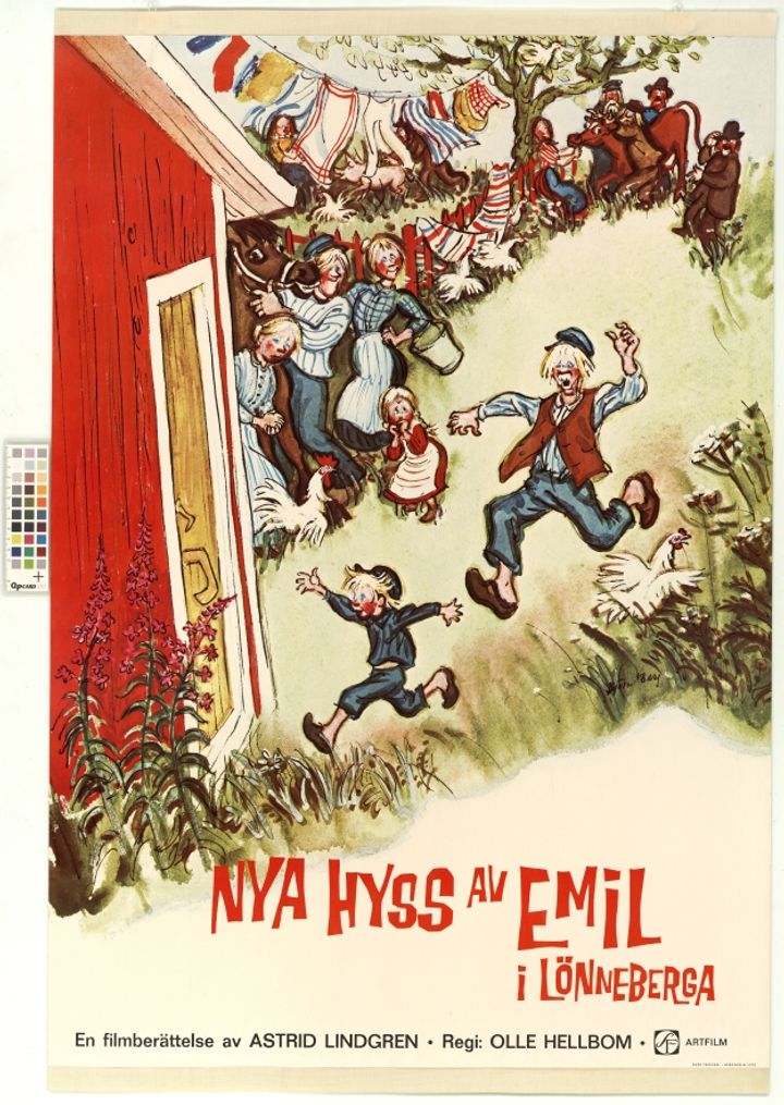 Nya Hyss Av Emil I Lönneberga (1972) Poster