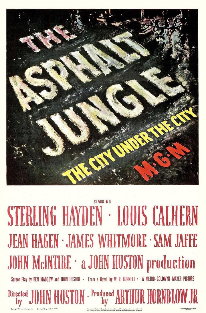 The Asphalt Jungle (1950) Poster