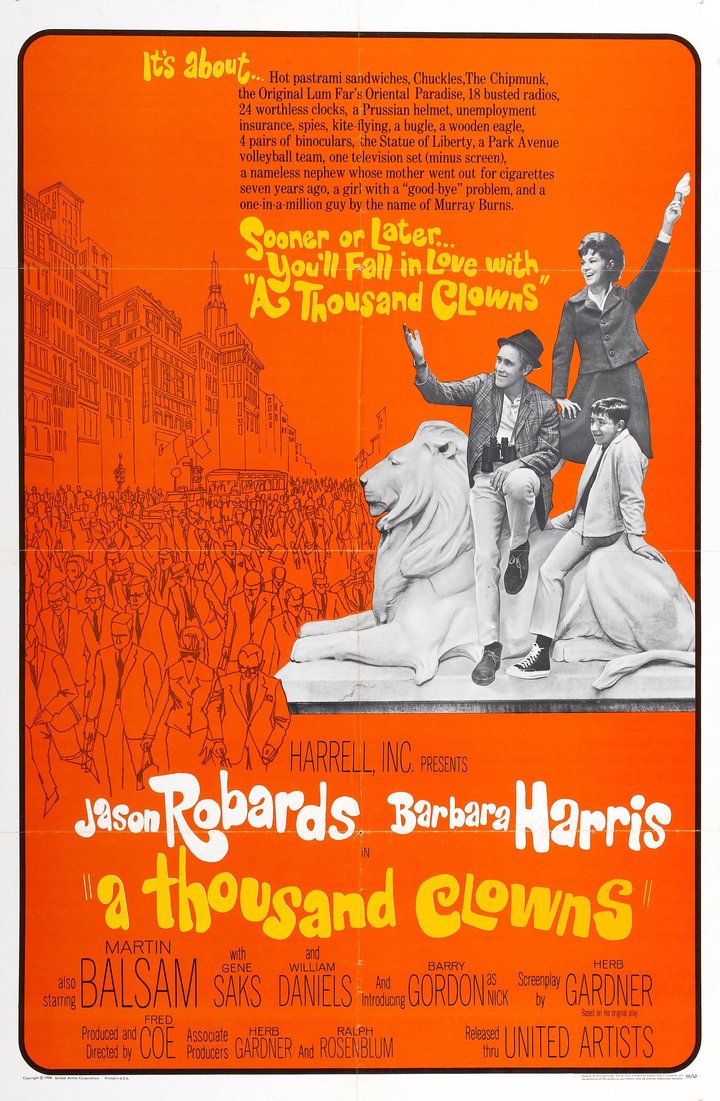 A Thousand Clowns (1965) Poster