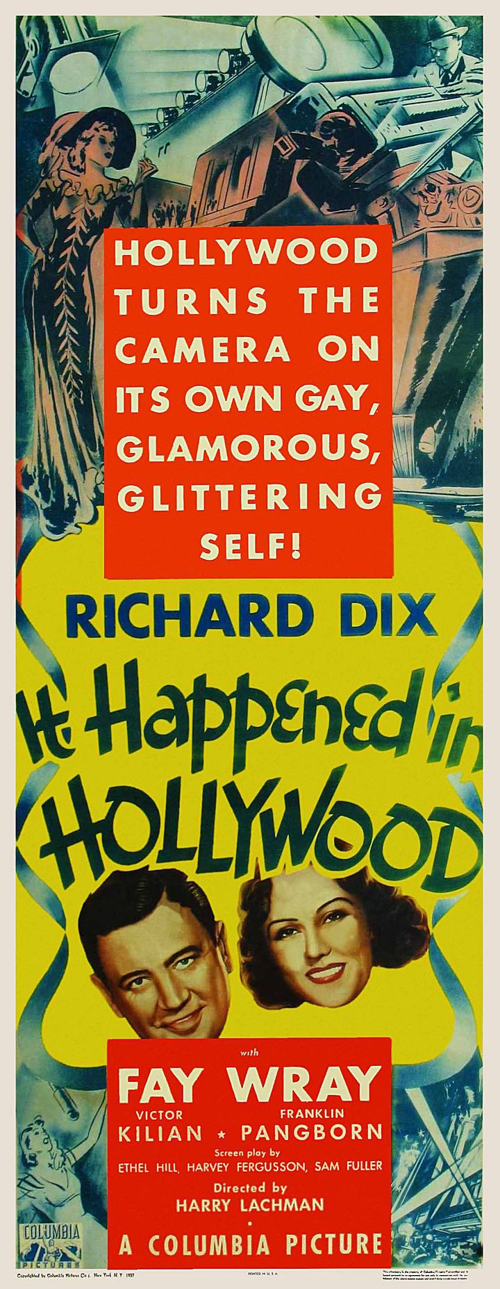 It Happened In Hollywood (1937) Poster